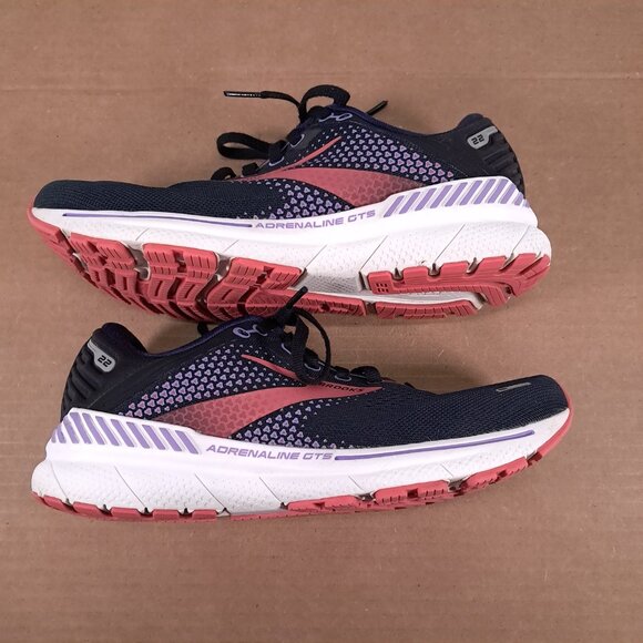 Brooks Adrenaline GTS 22 Athletic Shoes Women 9 B Black 1203531B080 Running - Picture 3 of 14